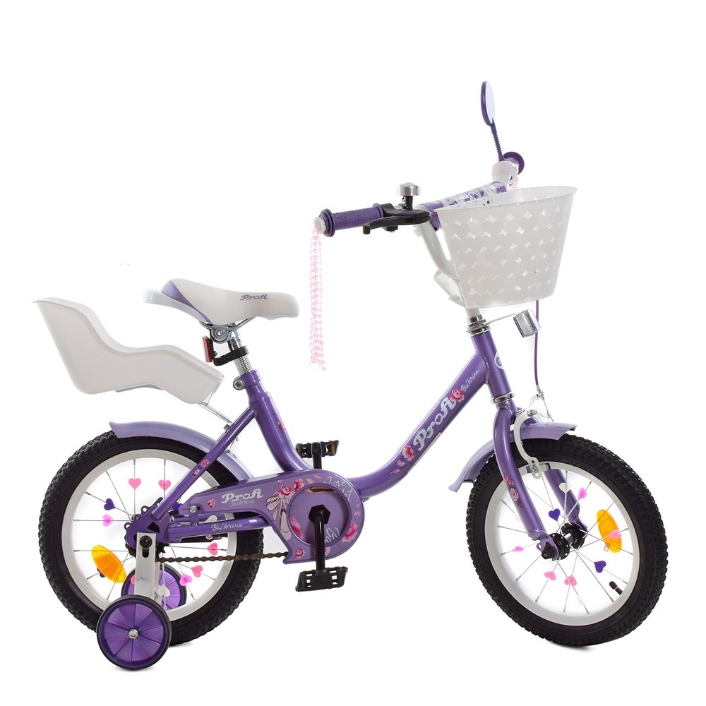 

Велосипед PROFI Ballerina New 14" Y1483-1K Lilac (Y1483-1K)