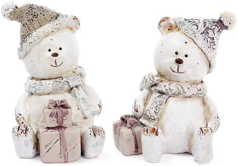 

Декоративная фигурка Мишка с подарками 7х6х8.5см Bona (Р01632314835)