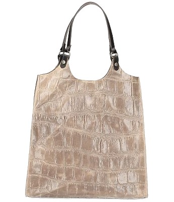 

Женская кожаная сумка Italian Bags DB7213 sand