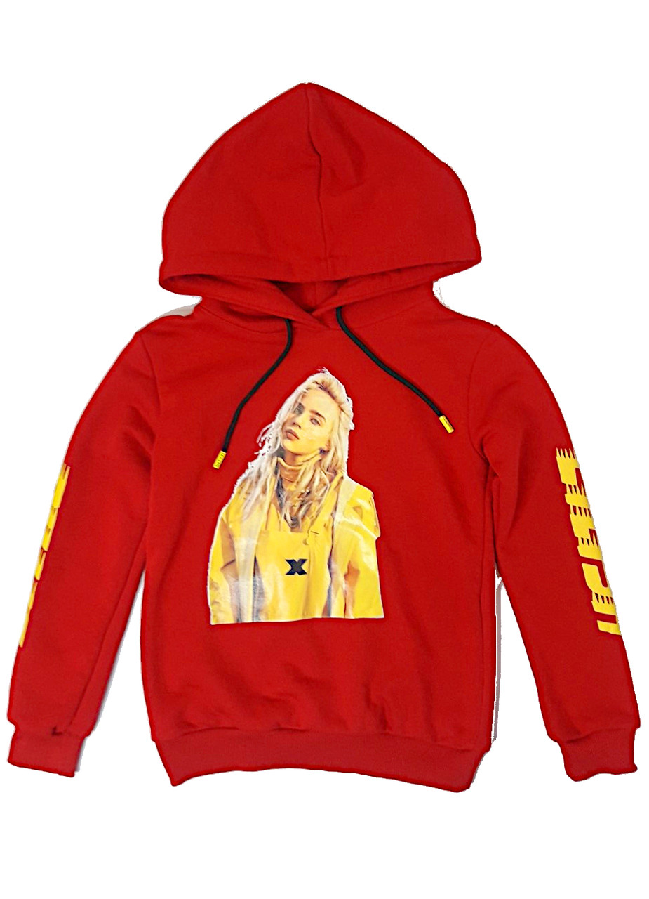 

Худи Billie Eilish Mondo 152 красный