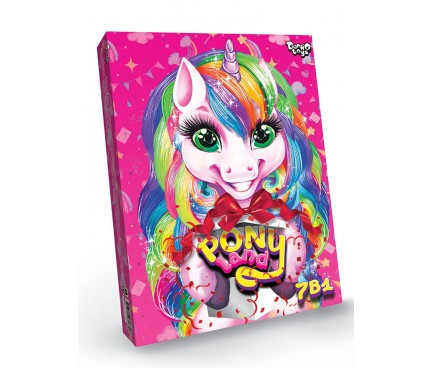 

Креативна творчість "Pony Land 7 в 1" укр(ДТ-ОО-09300)