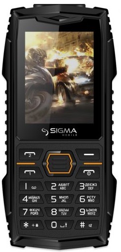 

Sigma mobile X-treme AZ68 Dual Sim Black/Orange