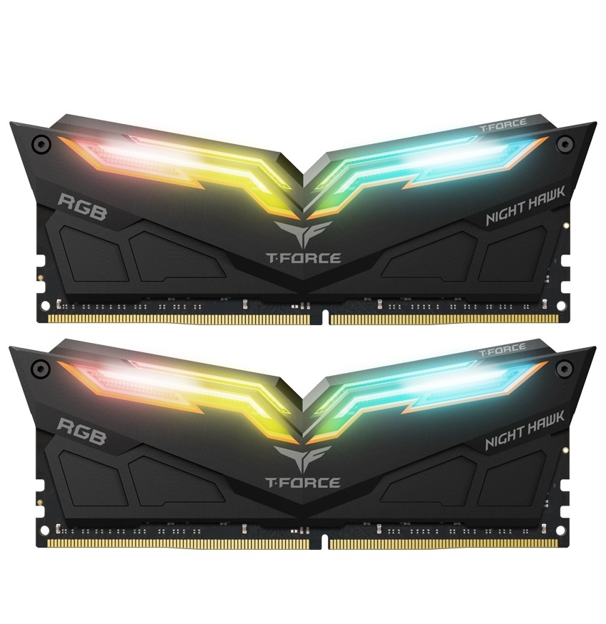 

Модуль памяти DDR4 2x8GB/3200 Team T-Force Night Hawk Black RGB (TF1D416G3200HC16CDC01)