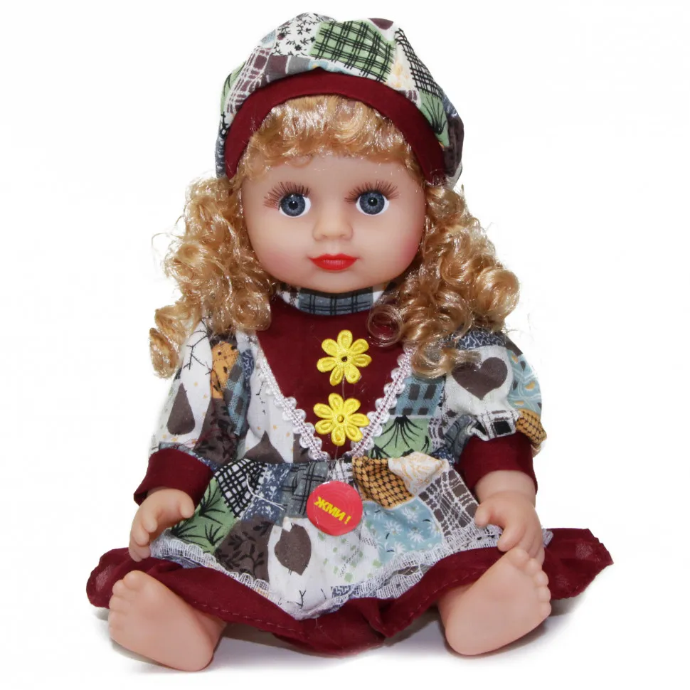 

Кукла Алина (Серо-Бордовый наряд) в рюкзаке 5066-AI