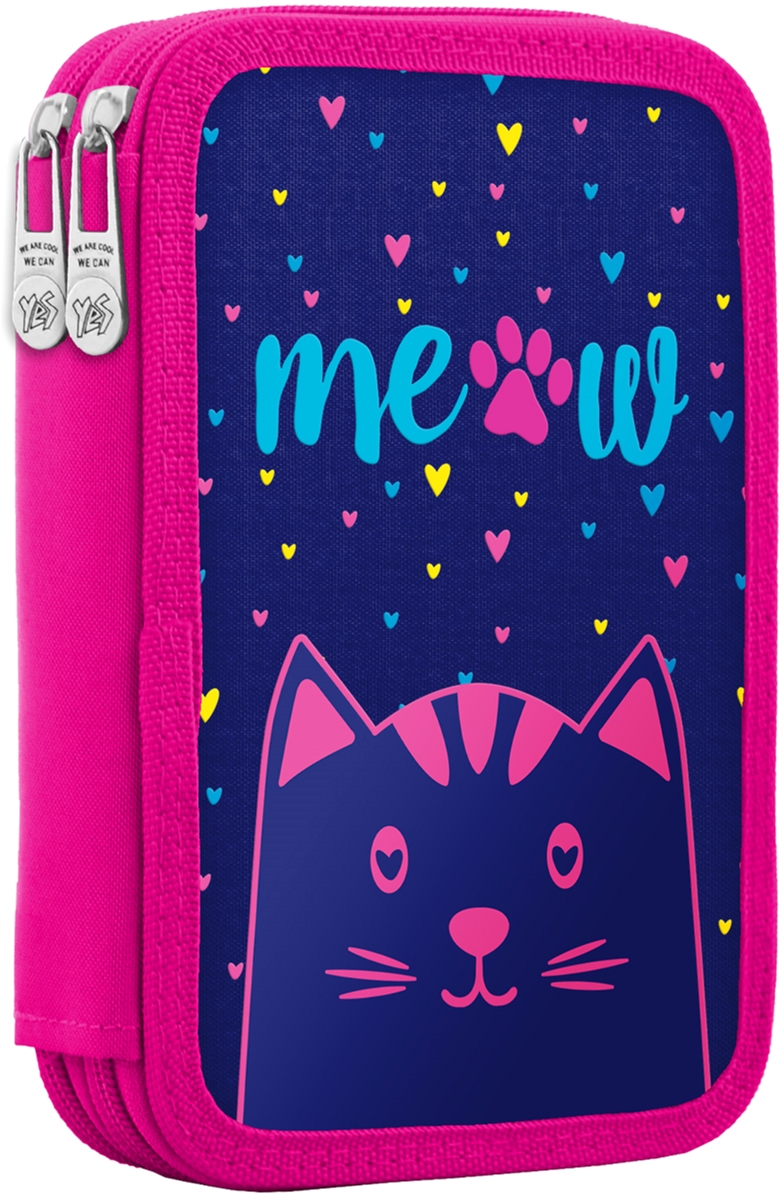 

Пенал твердый YES HP-01 двойной Meow (532881)