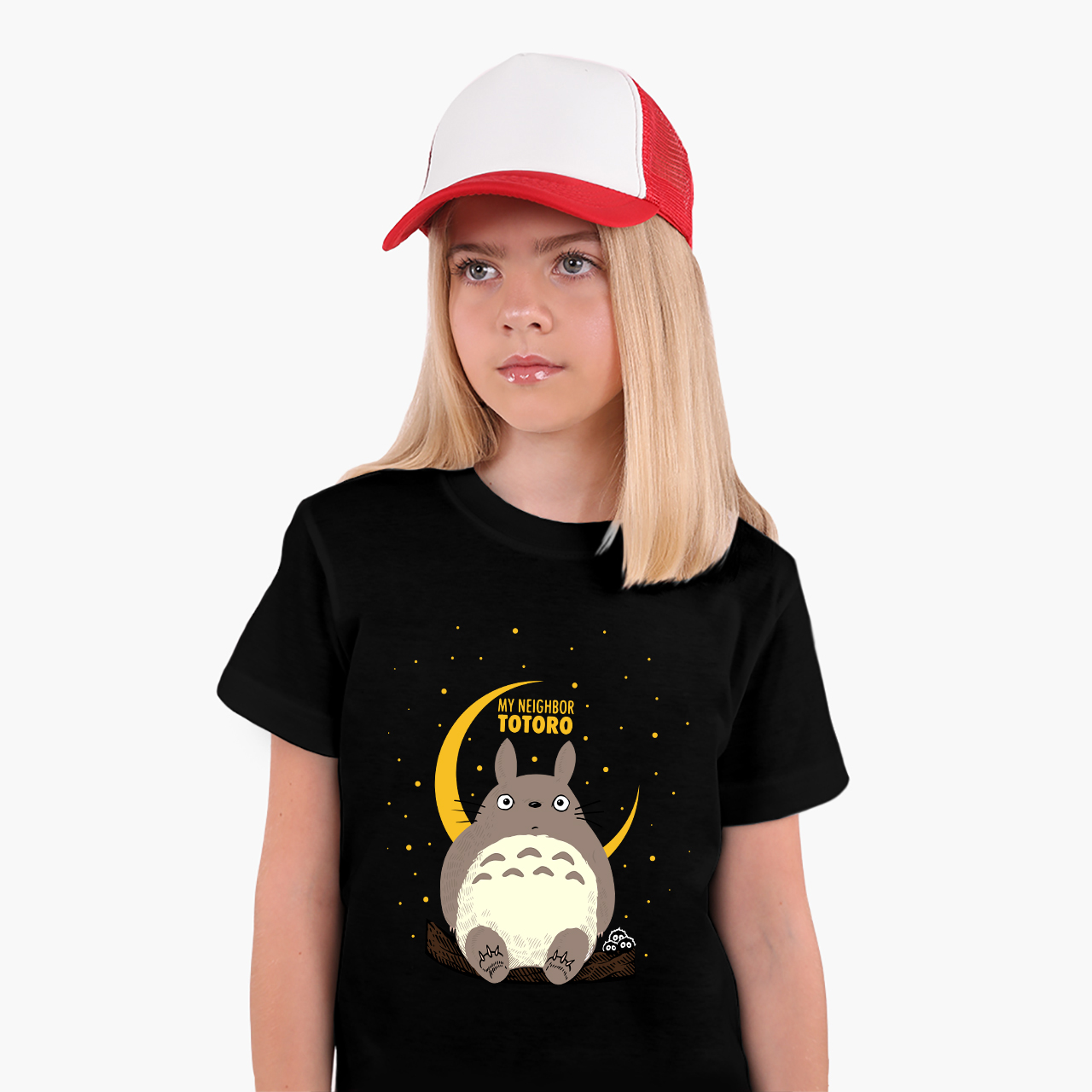 

Детская футболка Мой сосед Тоторо (My Neighbor Totoro) (25186-2657) 146-152 см Хлопок Черный