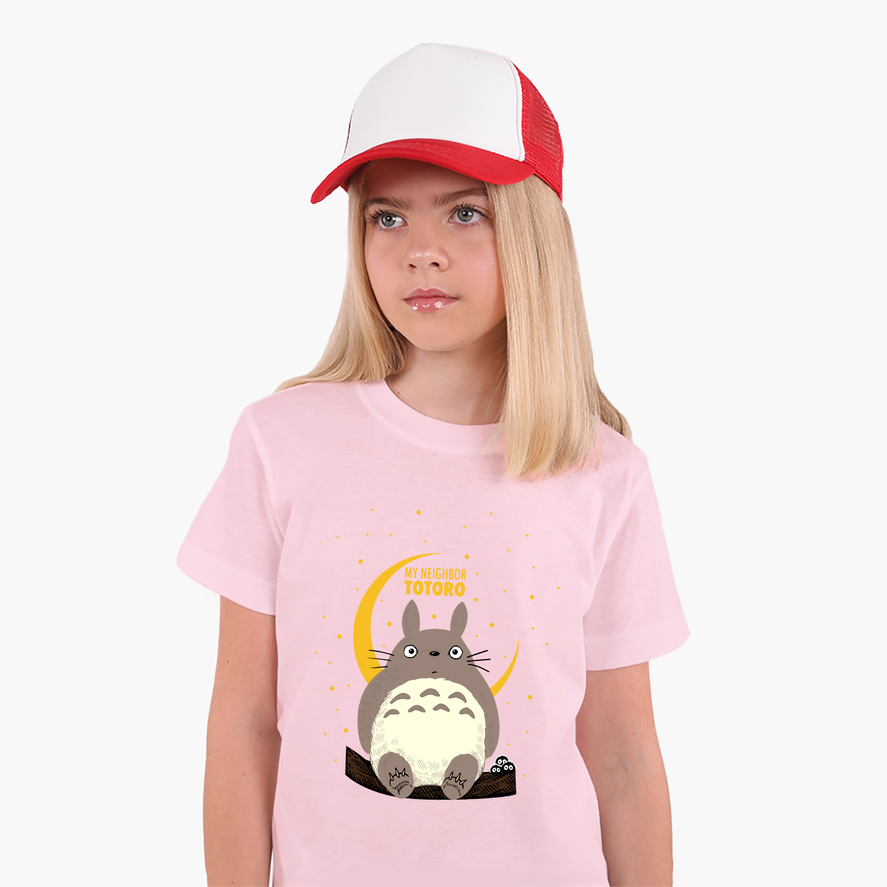 

Детская футболка Мой сосед Тоторо (My Neighbor Totoro) (25186-2657) 158-164 см Хлопок Розовый