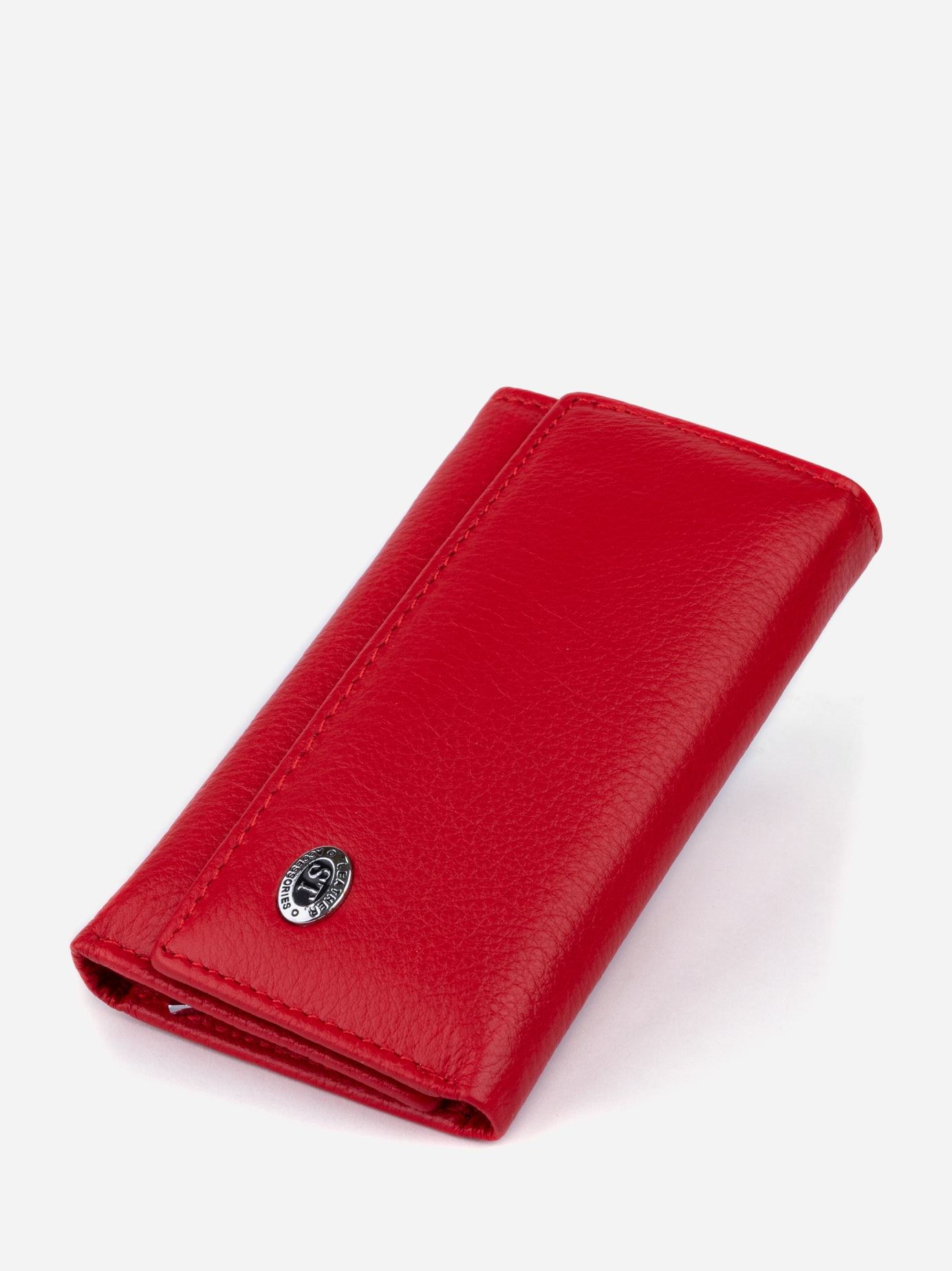 

Женская ключница кожаная ST Leather Accessories 19222 Красная