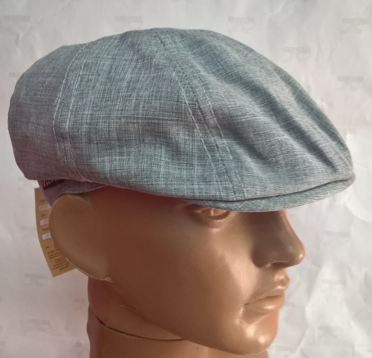

Детская летняя кепка восьмиклинка из льна светло-серый 6104Д/12 Ellipse 50 см