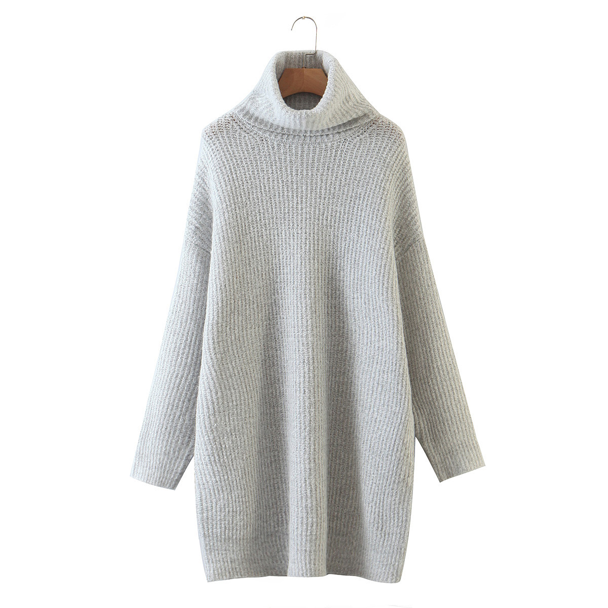 

Свитер женский удлиненный Gray Berni Fashion (One Size) Серый