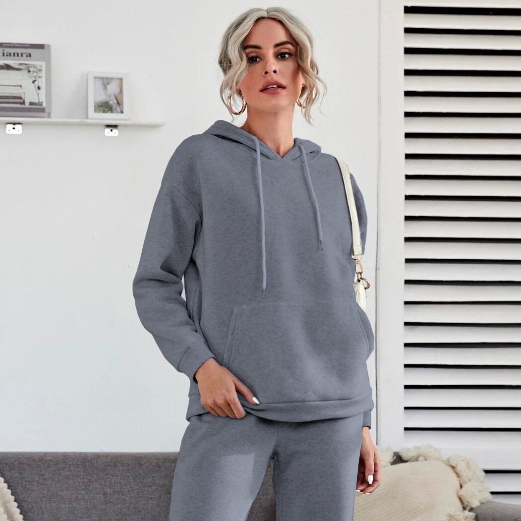 Худи женское утепленное Tint grey Berni Fashion (L) Серый (57088 ...