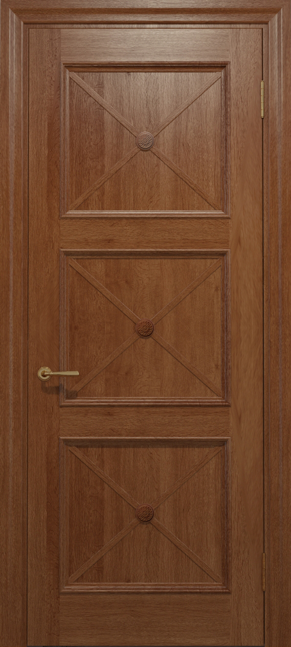 

Межкомнатная дверь Status Doors Cross C021 2000х600 Темный орех Глухая