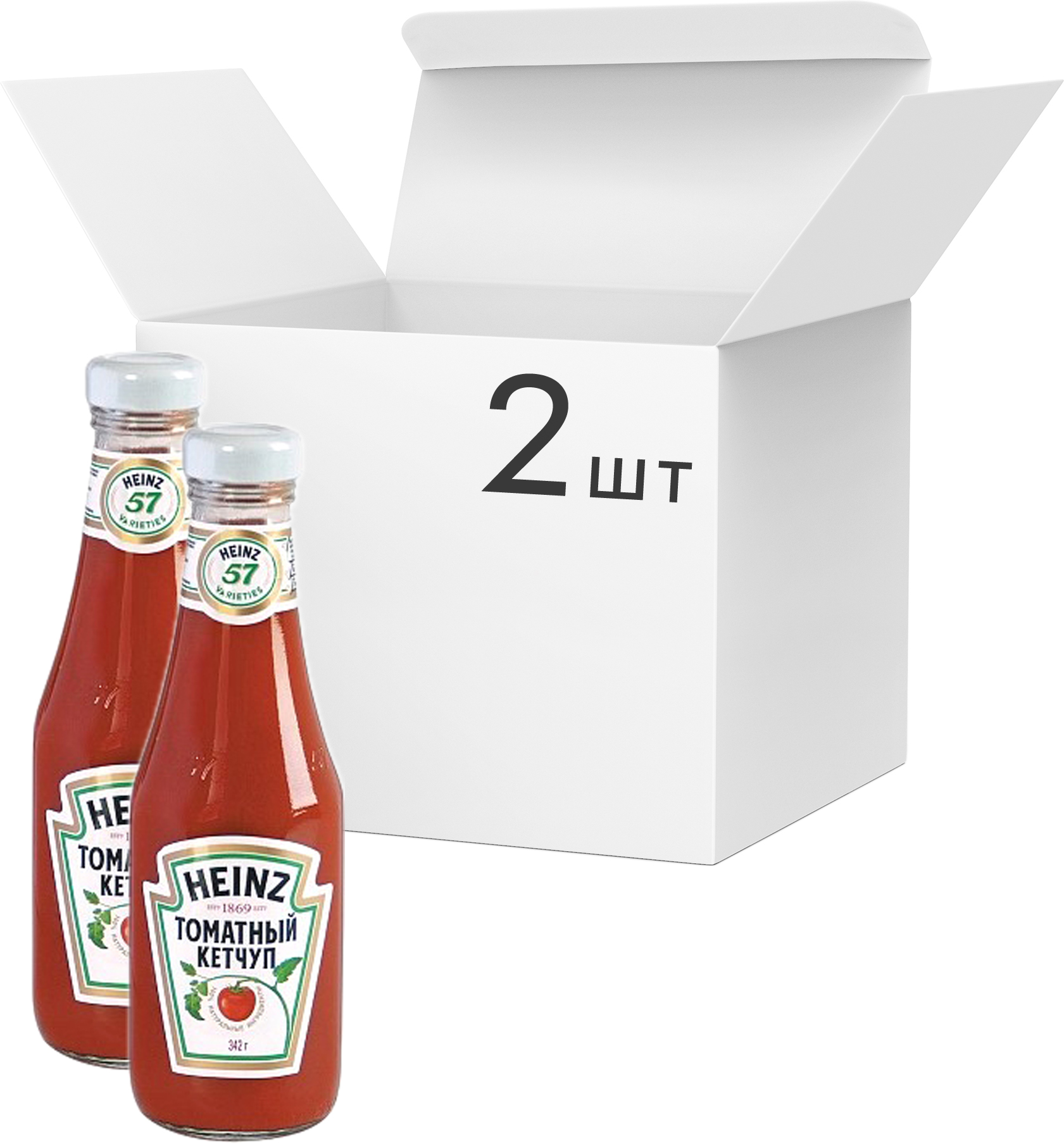 Упаковка томатного кетчупа Heinz 342 г х 2 шт (1871571160009) – купить ...