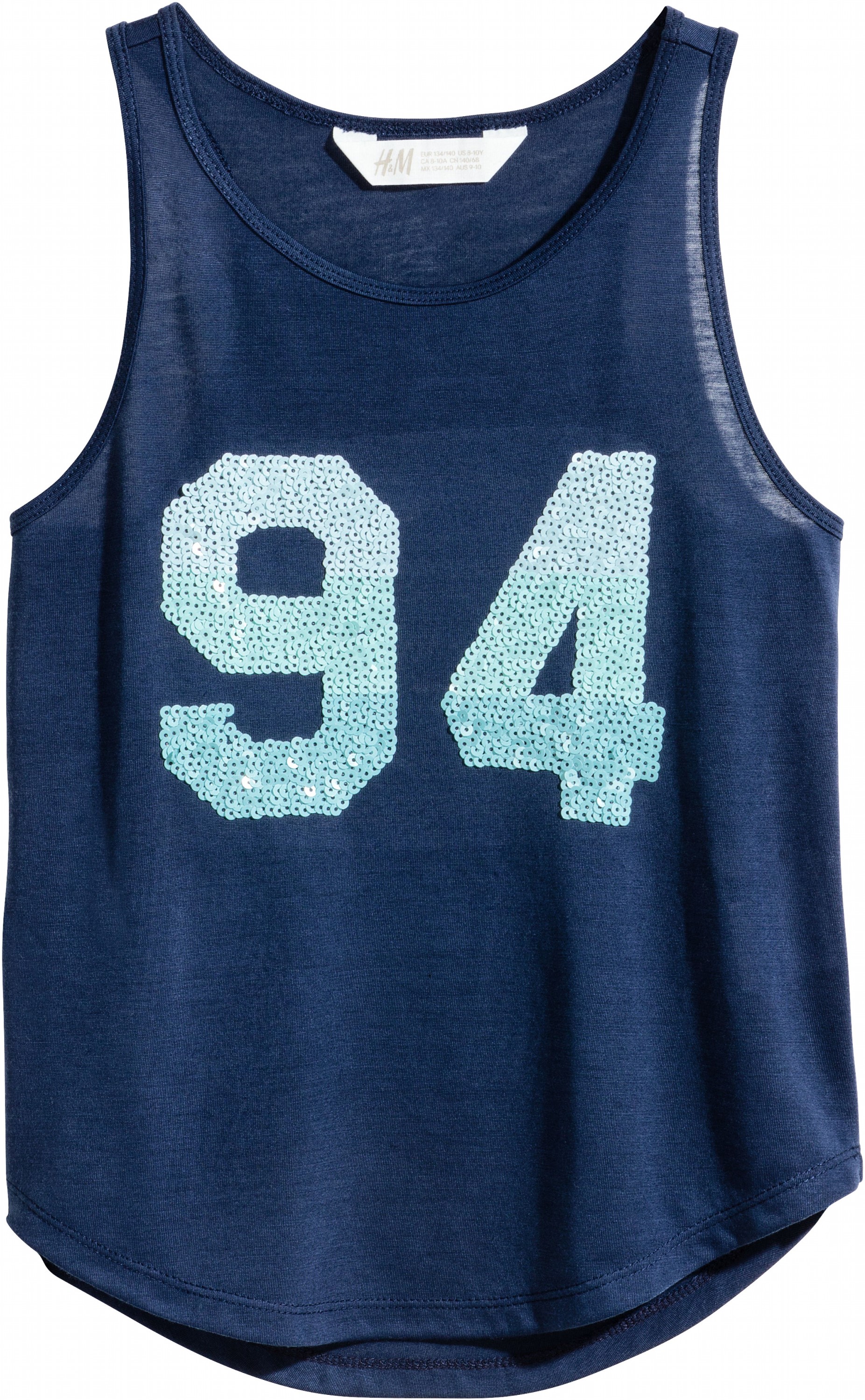 

Майка H&M 7Z5069066 146-152 см Синяя