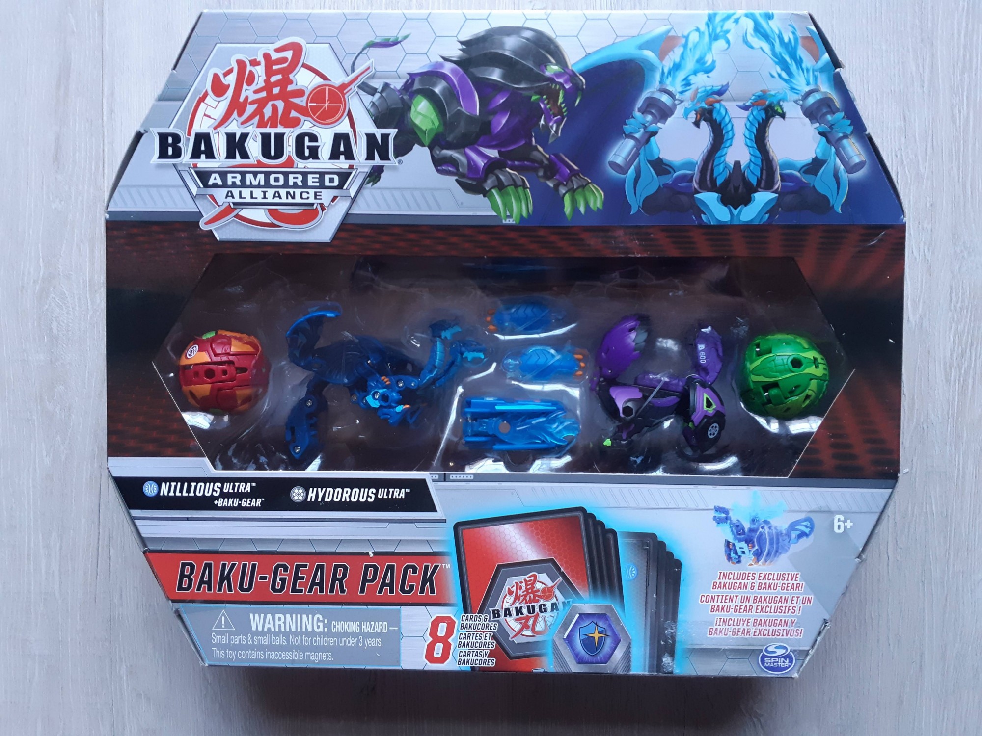

Набір Spin Master Bakugan Armored Alliance Бойовий з чотирьох бакуганів SM64444-1