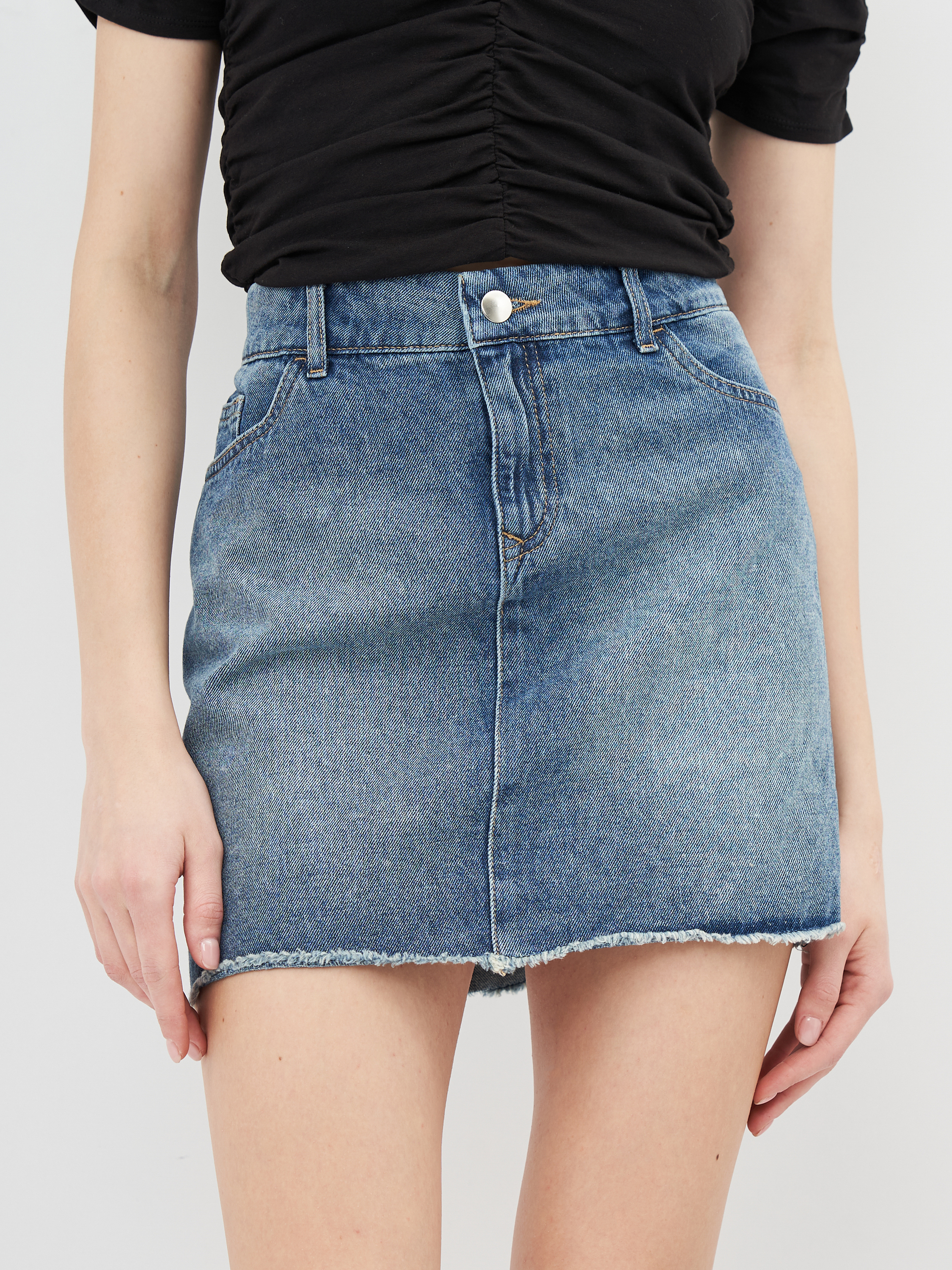 

Джинсовая юбка H&M KK4170120 38 Синяя