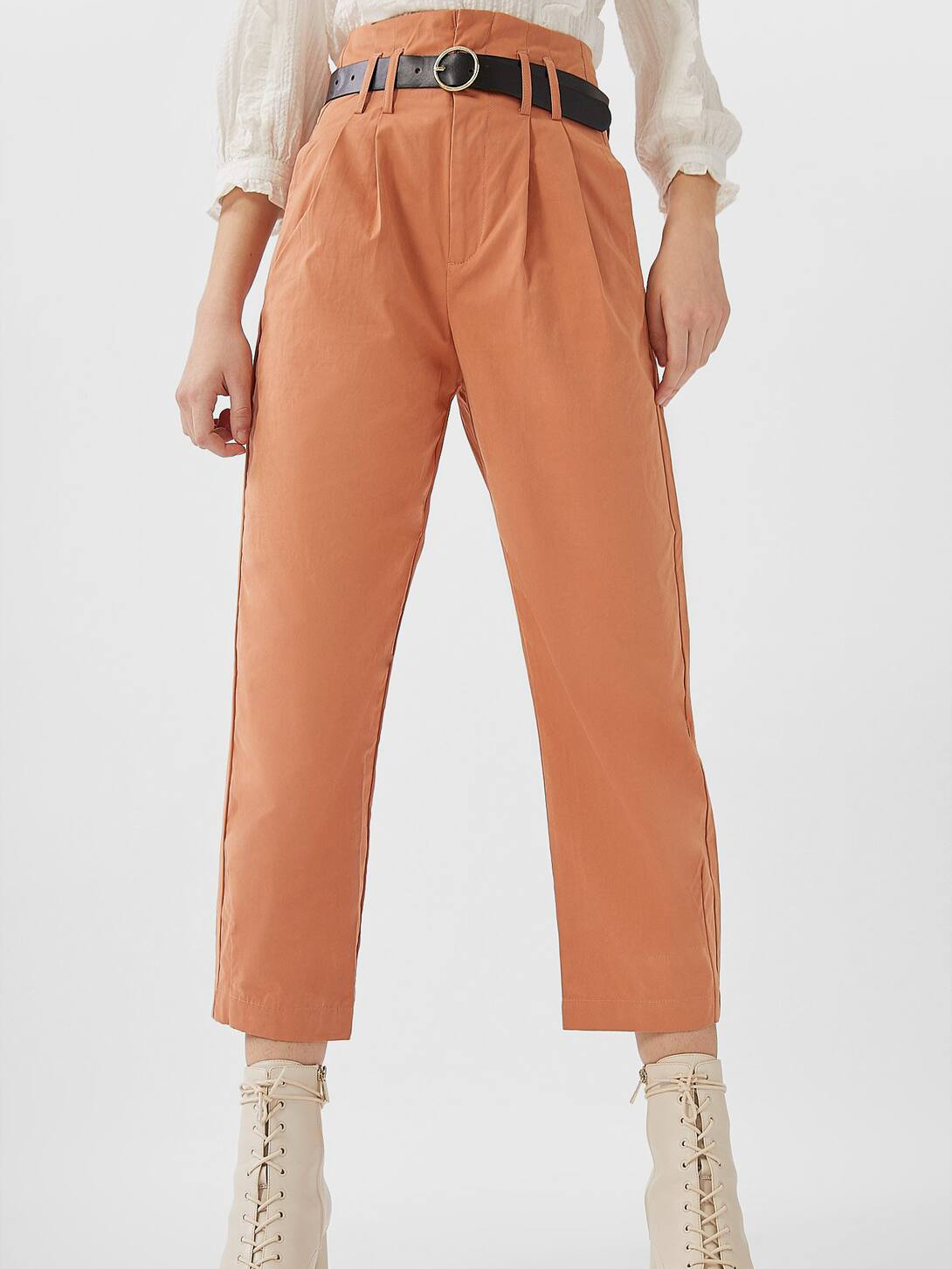 

Брюки Stradivarius 01161427153 32 Персиковые