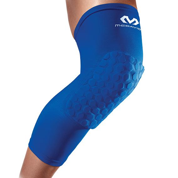 

Компрессионный Наколенник с Защитой(пара) McDavid Extended Compression Leg Sleeve with Hexpad(6446(Royal)) L Синий