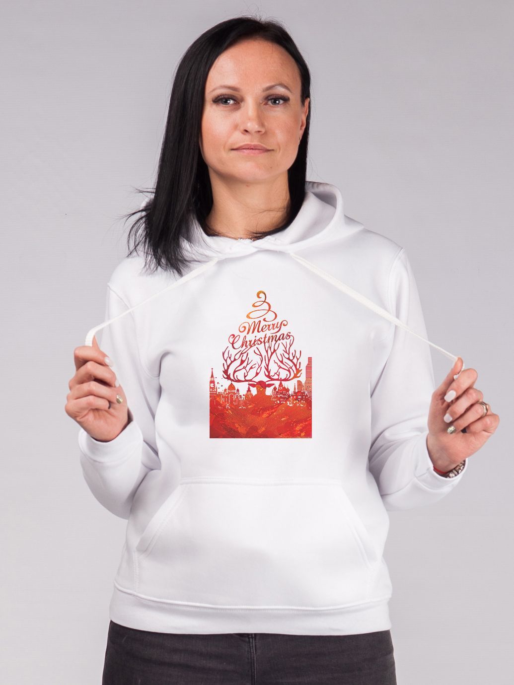 

Худи Malta Ж459-14-Р2 Christmas Citi М (44) Белое
