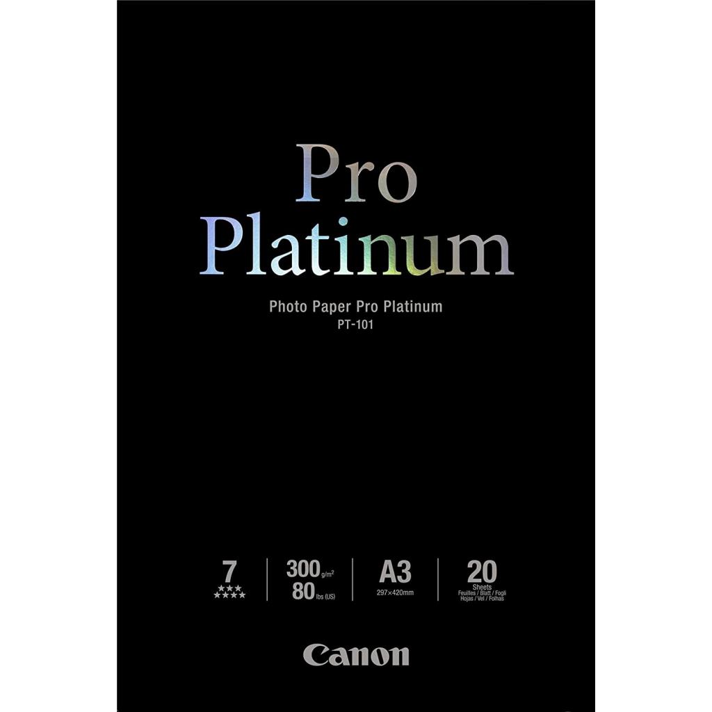 

Бумага Canon A3+ Pro Platinum Photo Paper PT-101, 20л (2768B017)