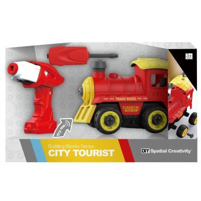 

Конструктор Diy Spatial Creativity Поезд с электродвигателем (CJ-1379241)