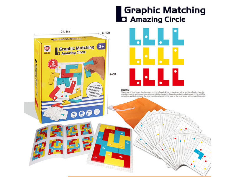 

Игра настольная "Grahoic Matching" (21,8*6,4*26см) /60/ (GT291091)