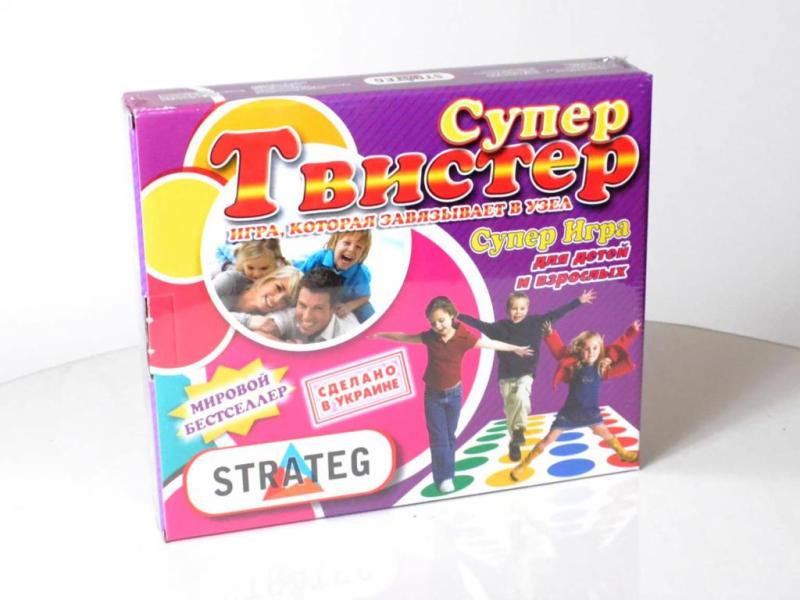 

Игра "Супер Твистер", большое поле , в кор-ке, 33-28-5см /10/ Стратег (379)
