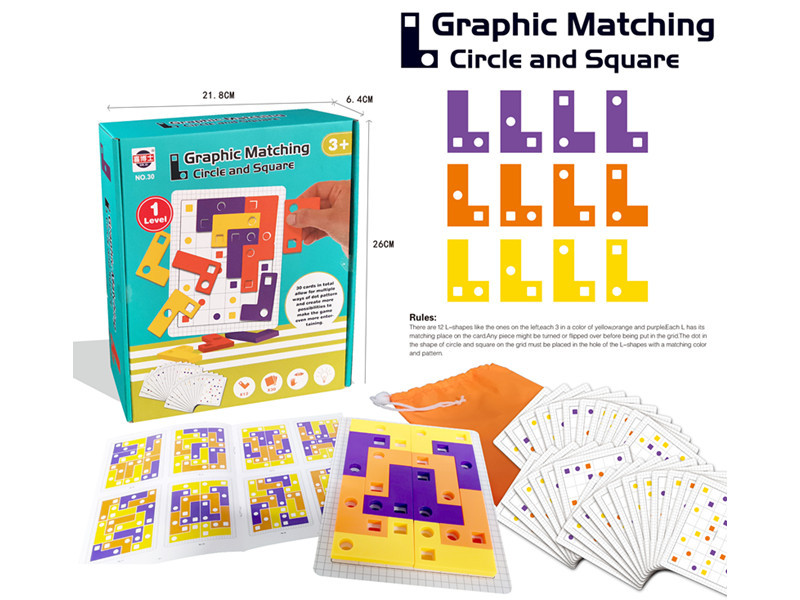 

Игра настольная "Grahoic Matching" (21,8*6,4*26см) /60/ (GT291089)
