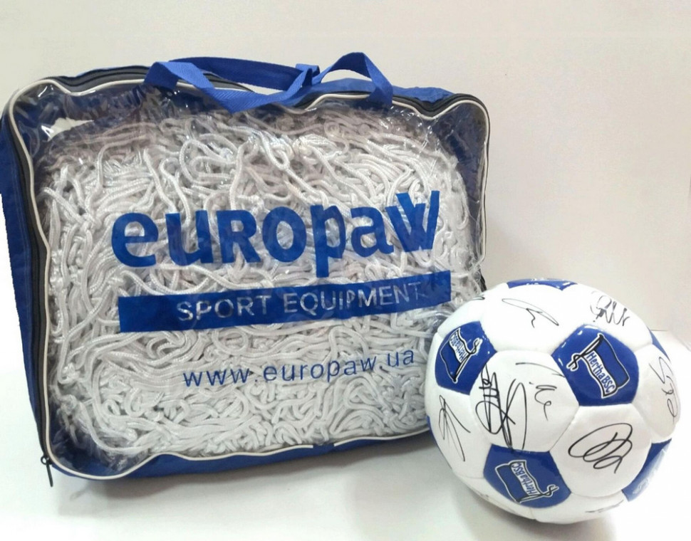 

Сетка Europaw для больших футбольных ворот 11х11 (узловая) 5250-18891