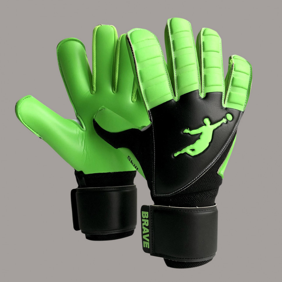 

Перчатки вратарские Brave GK Skill 211105 green flash 9