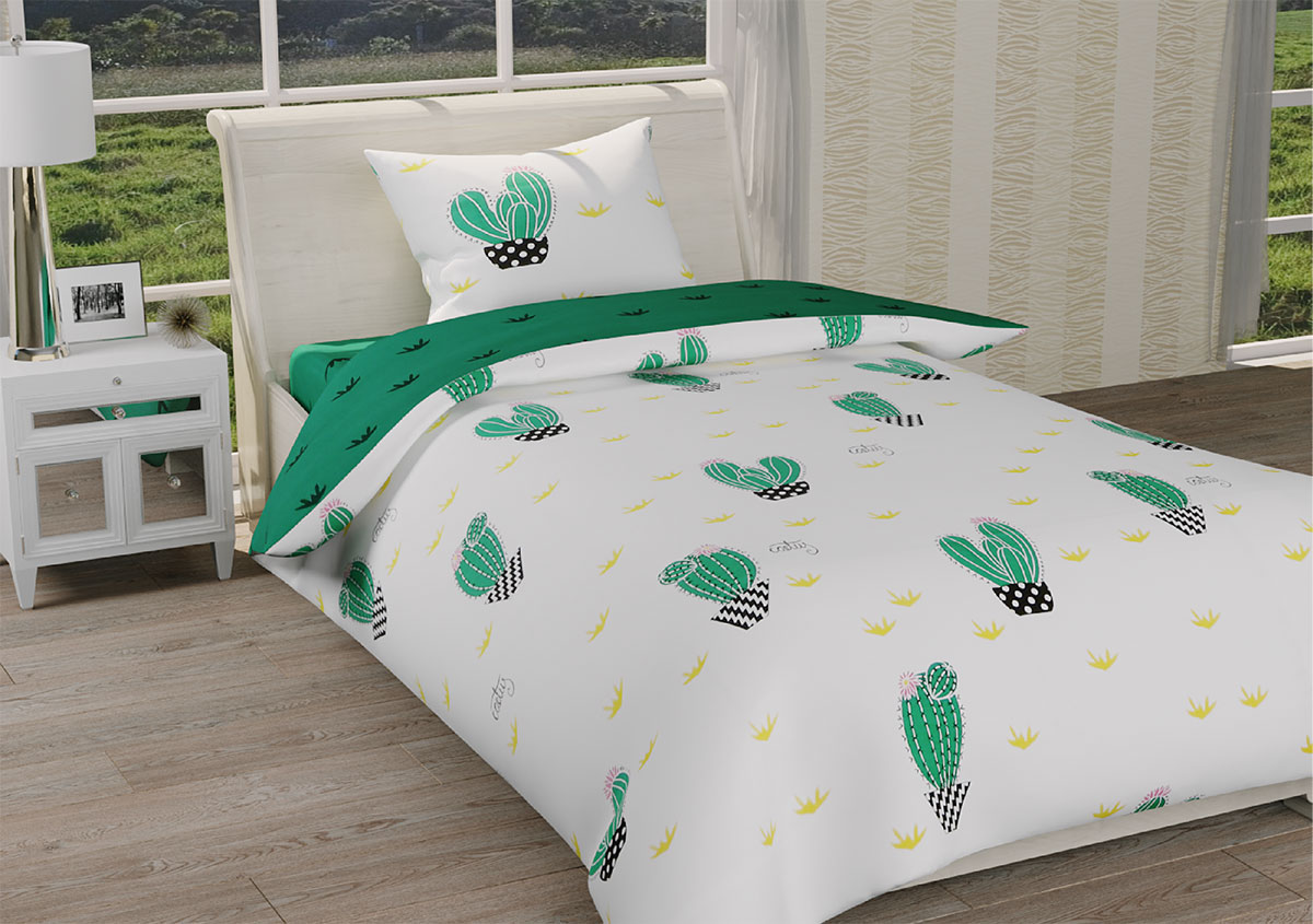 

Постельное белье Ранфорс подросток Р 492Д Leleka-Textile полуторный цветной (1560/4361)