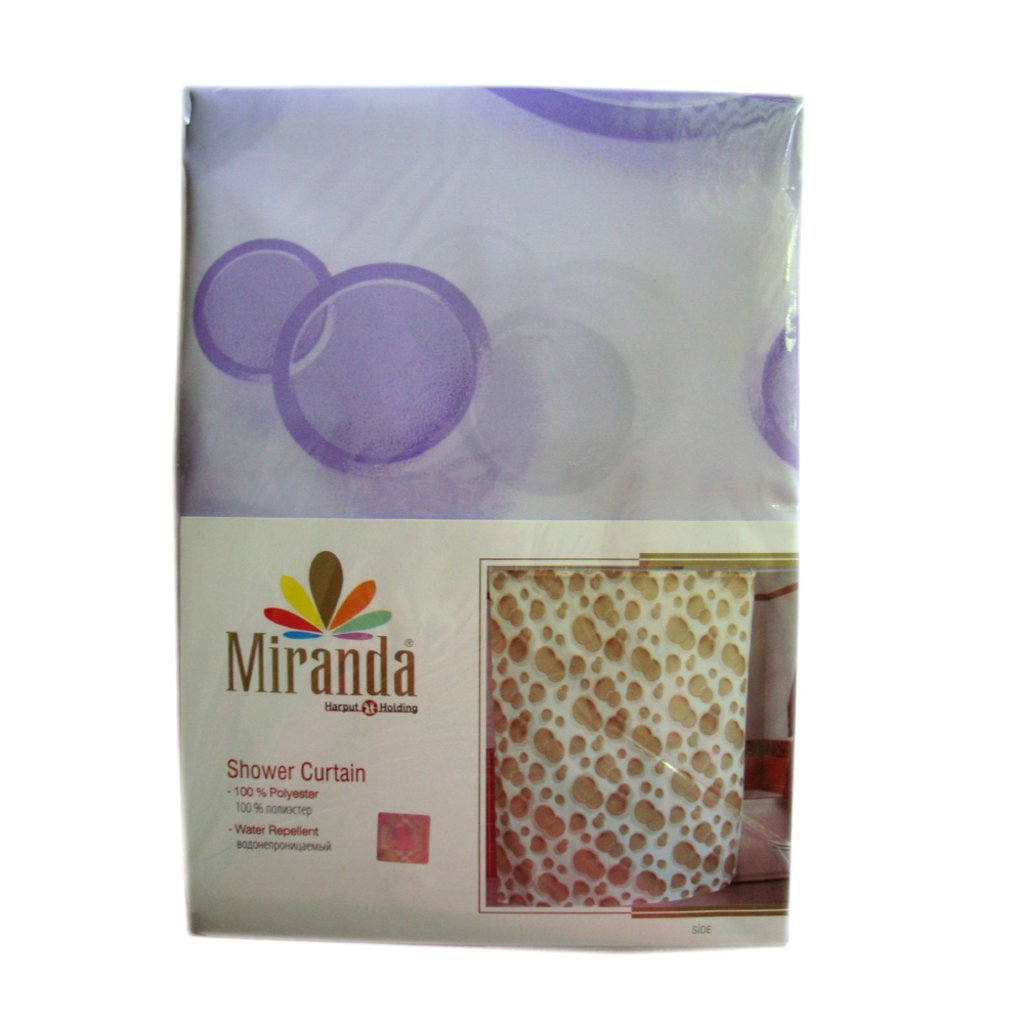 

Шторка для душа Miranda Side 180х200 см Сиреневая (12070835)