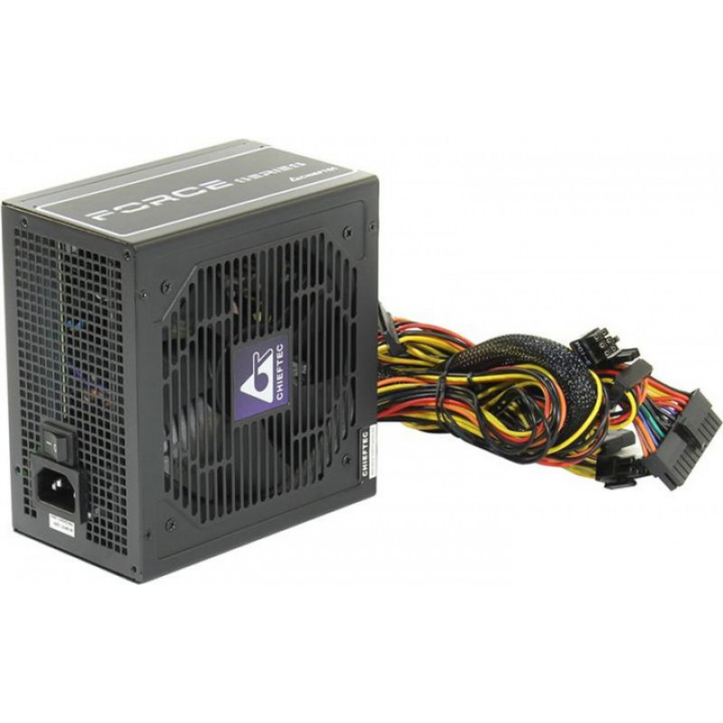 

Блок питания Chieftec CPS_550S Force; ATX 2.3, APFC, 12cm fan, КПД >85%, RTL