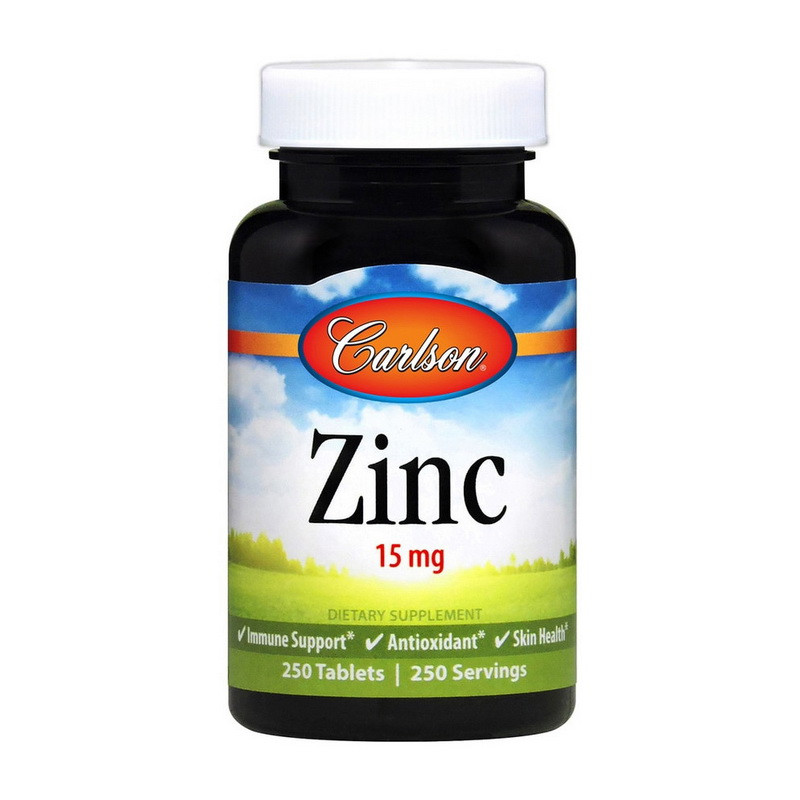 

Цинк Carlson Labs Zinc 15 mg (250 tab)