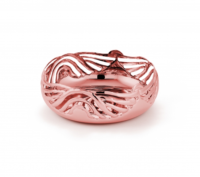 

Фруктовница ажурная Rose Gold 20 cм 3205506 Chinelli