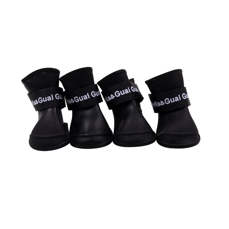 

Непромокаемая резиновая обувь для собак Alfa Active XL 4 шт Черный