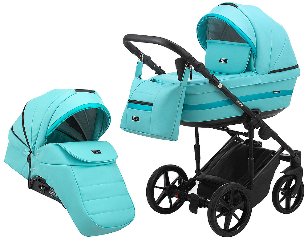 

Коляска 2 в 1 Adamex Rimini ECO кожа 100% RI-232 625250