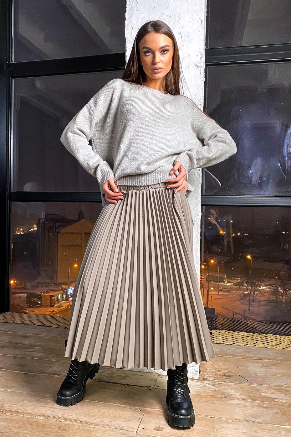 

Юбка 1700.4545 Seventeen L-XL серый