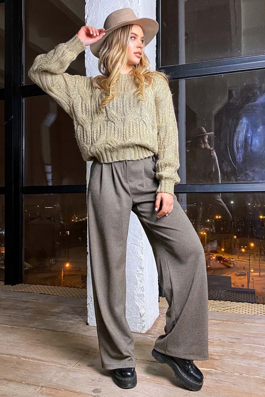 

Брюки 1698.4529 Seventeen - коричневый, Брюки 1698.4529 Seventeen L-XL коричневый