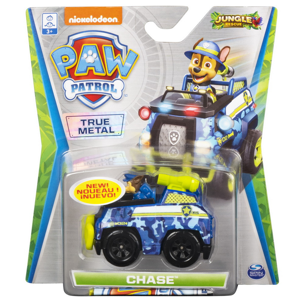 

Spin Master Щенячий патруль: Гонщик с автомобилем Die Cast серия Джунгли