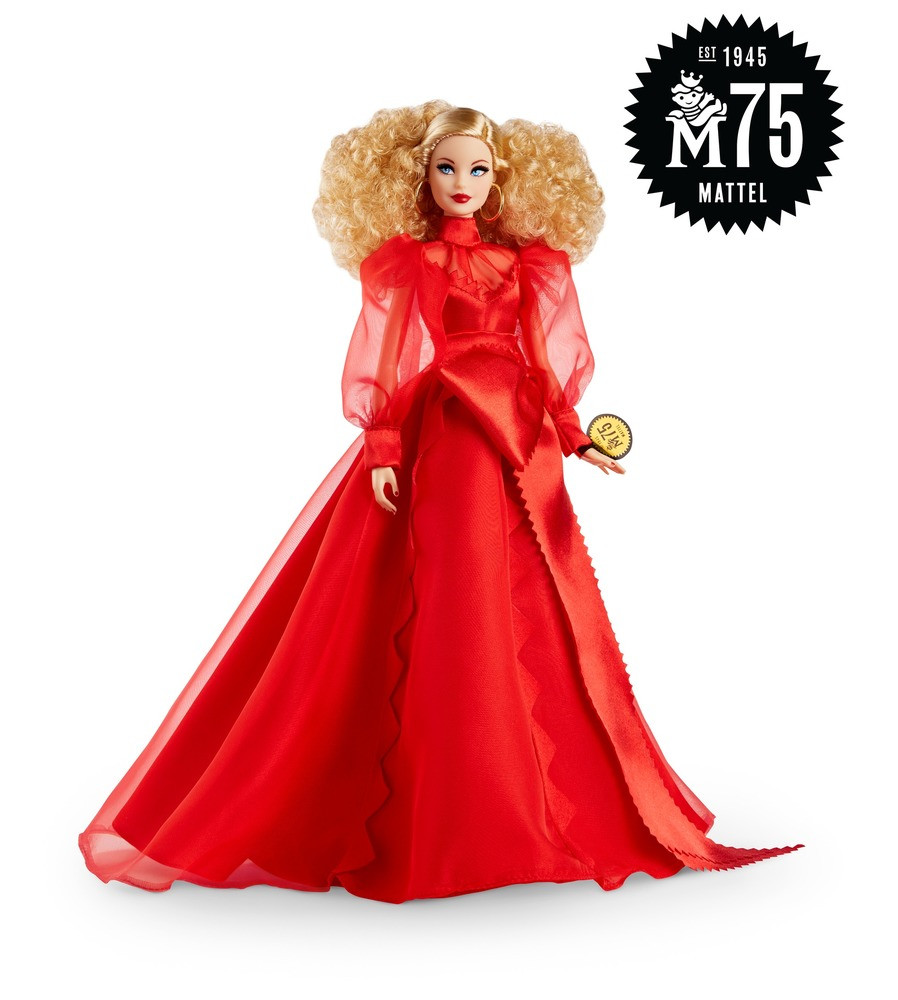 

Эксклюзивная коллекционная премиум кукла Barbie (Барби) "75-летие Mattel"