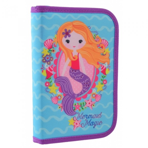 

Пенал твердый Smart одинарный с клапаном HP-03 "Mermaid"