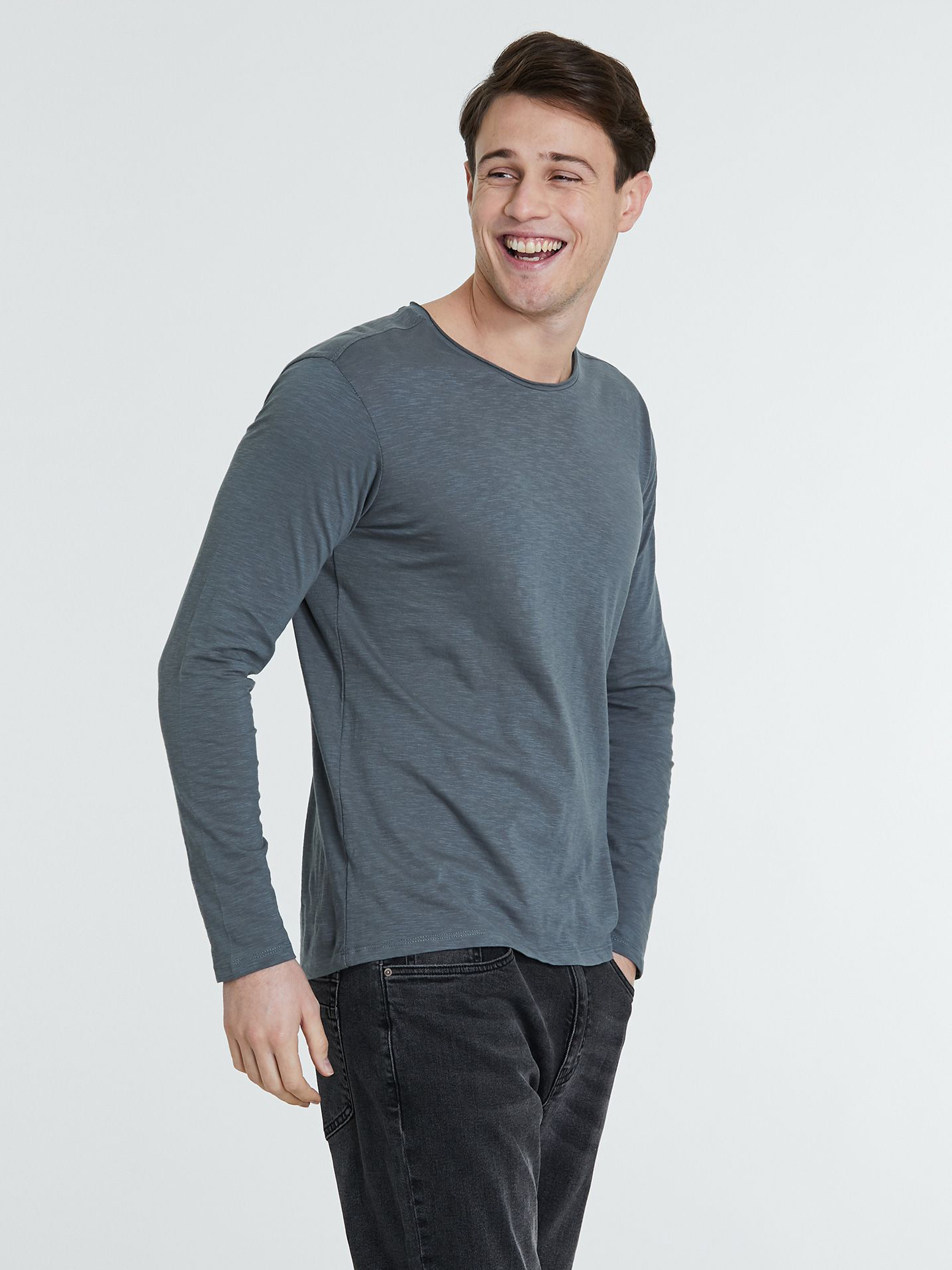 

Лонгслив Piazza Italia 39614-55655 XXL Eggshell Blue