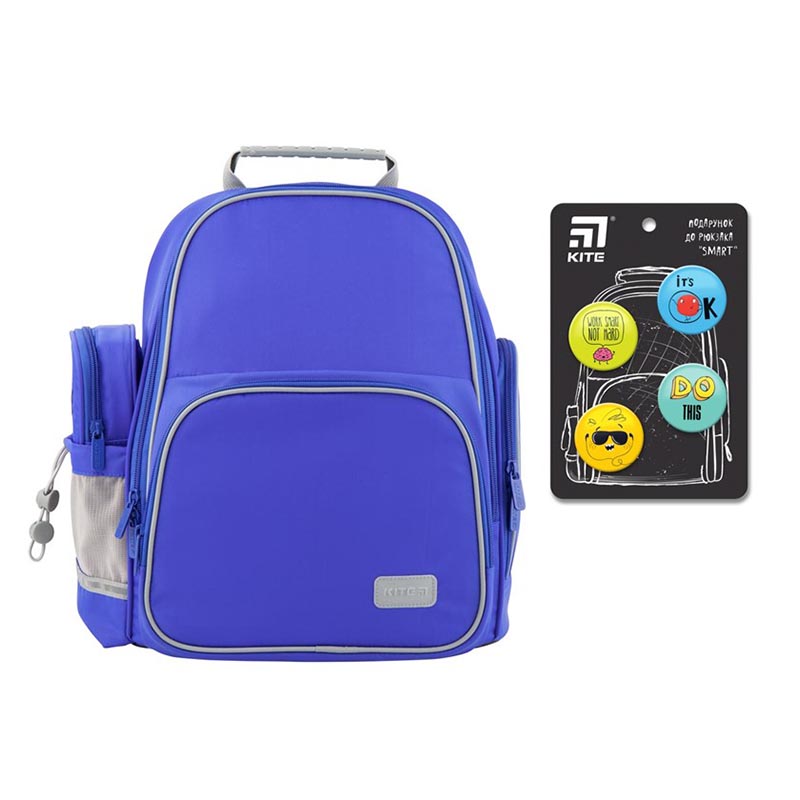 

Рюкзак шкільний Kite Education Smart K19-720S-2 синій