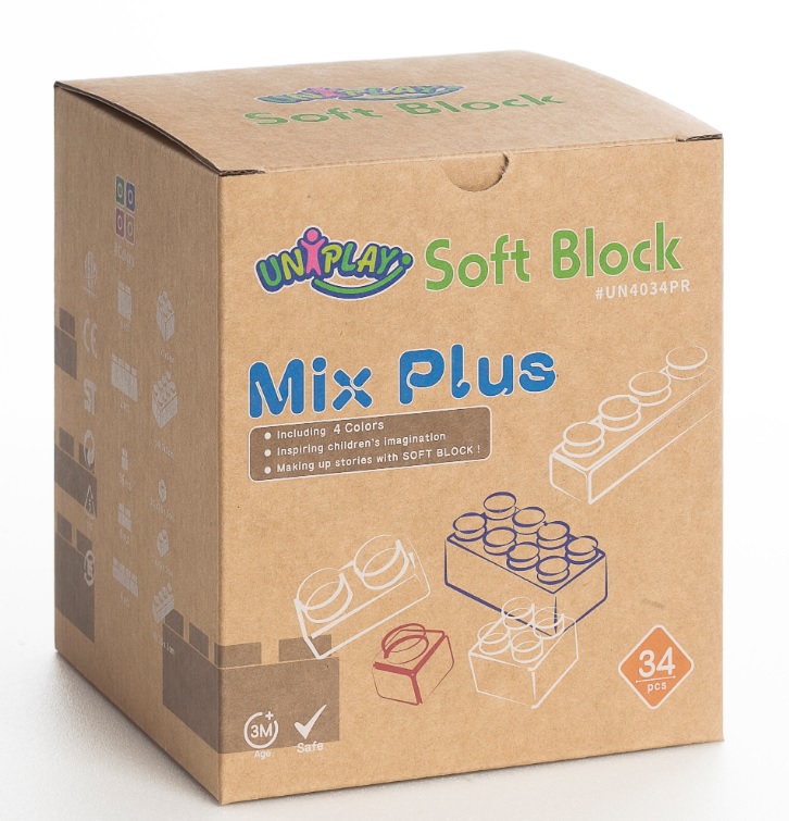 

Soft Building Blocks - New Mix 34PCS