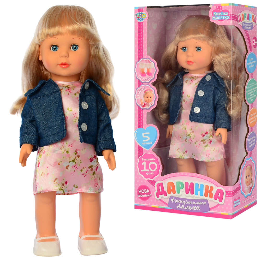 

Кукла Limo Toy M 4407 I UA Даринка 41см, сенсорная