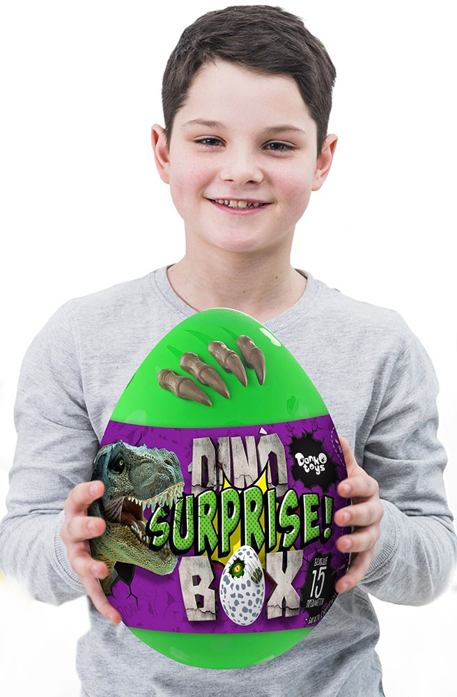 

Яйцо Динозавра креативная творчество Danko Toys Dino Surprise Box ДТ-ОО-09269 (укр)