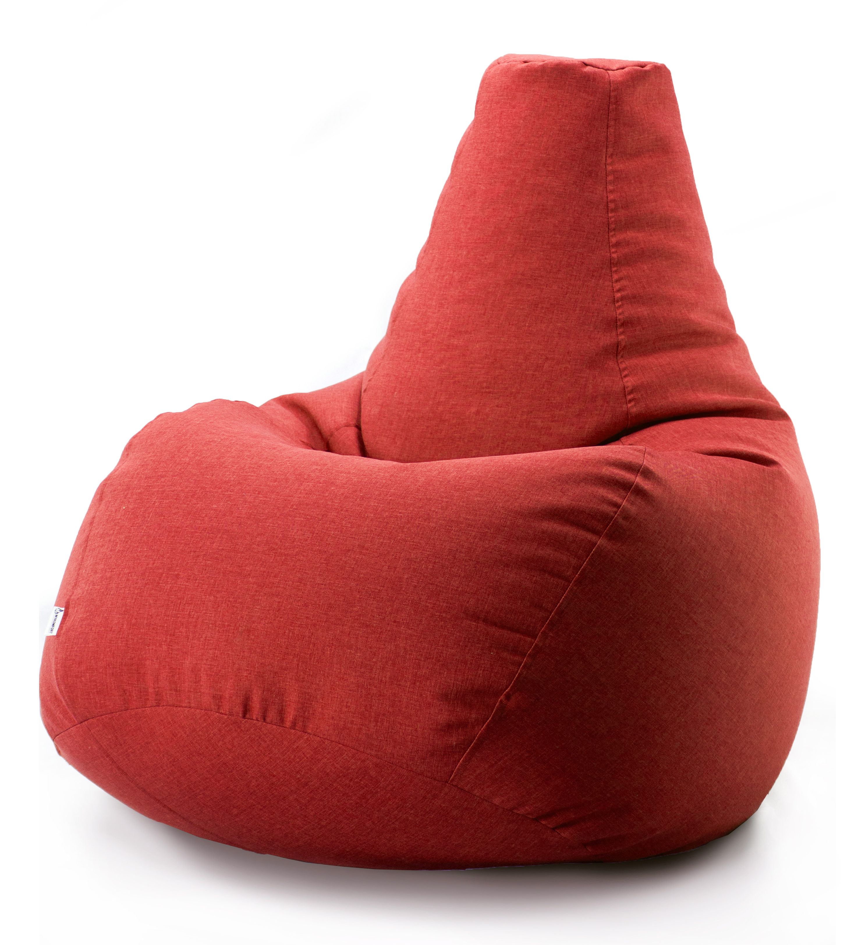 

Безкаркасне крісло мішок груша Coolki Рогожка XXXL 140x100 червоний