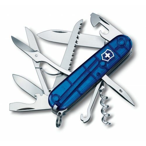 

Нож складной швейцарский многофункциональный Victorinox Huntsman 1.3713.T синій (Vx13713.T2)