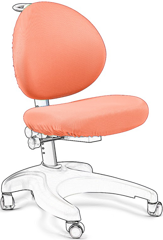

Чехол для кресла FunDesk Cielo Chair cover Orange